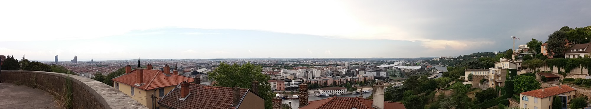 Vue panoramique de Lyon